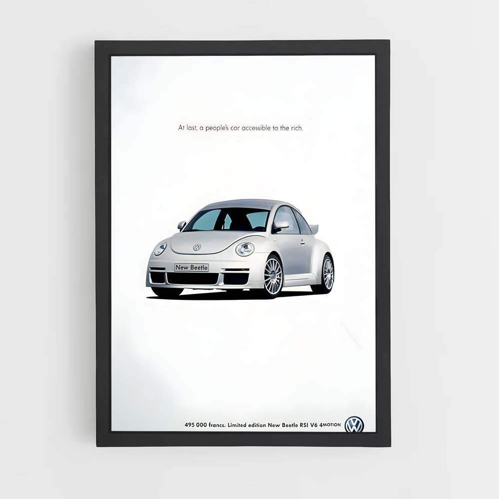 Poster Beetle Mania – affiche Volkswagen (vue 2)